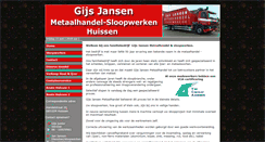 Desktop Screenshot of gijsjansenmetaalhandel.nl